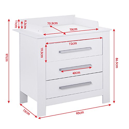 COSTWAY Wickelkommode