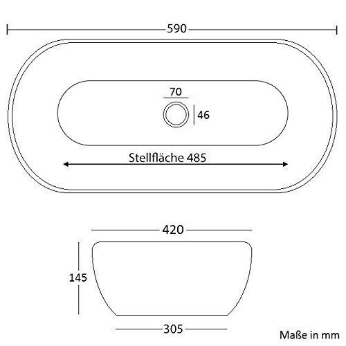 NEG Waschbecken Uno34A