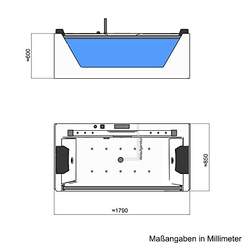 TroniTechnik Whirlpool Badewanne