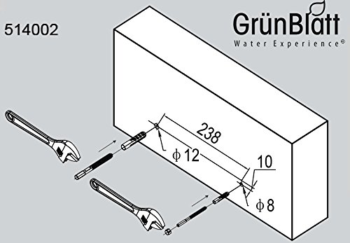 Hänge-Waschtisch mit Lotus Effekt