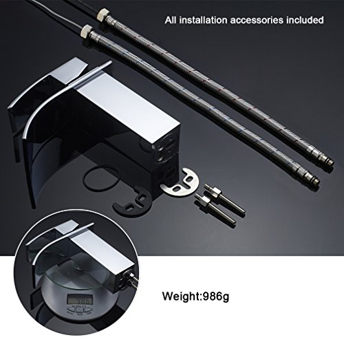 Auralum® Quadrat Wasserfall