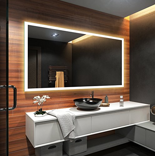 Design Badspiegel mit LED Beleuchtung