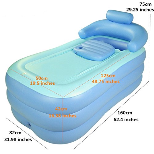 Aufblasbare Badewanne faltbar klappbar
