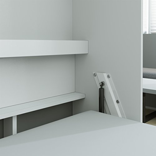 SMARTBett Basic 140x200 Horizontal Weiss Schrankbett | ausklappbares