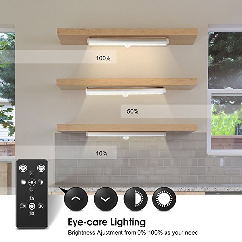 3er LED Unterbauleuchte für Küche, Fansteck Dimmbare Panel