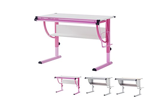 Robas Lund Schreibtisch für Kinder höhenverstellbar rosa ...